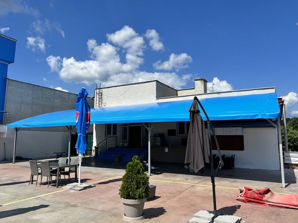 Zastrešenie terasy kúpaliska Svidník
